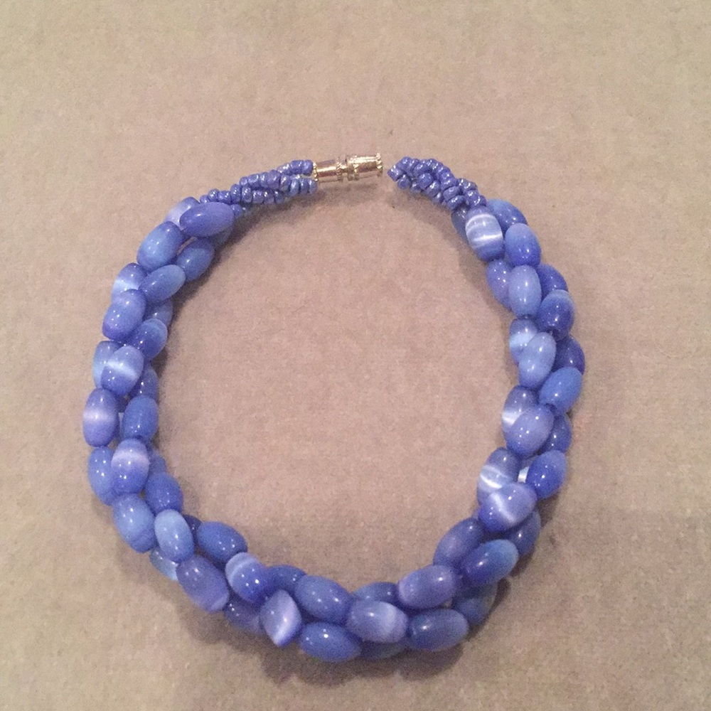 Braided Blue Bracelet
